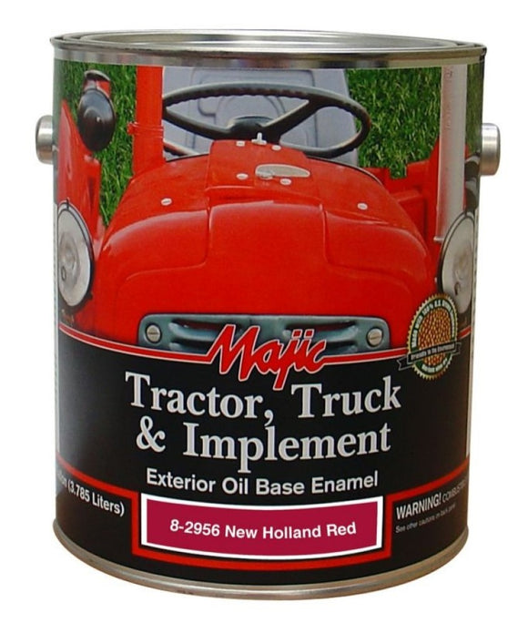 Majic 8-2956-1 Tractor Truck & Implement Enamel Paint New Holland Red 1 gal.