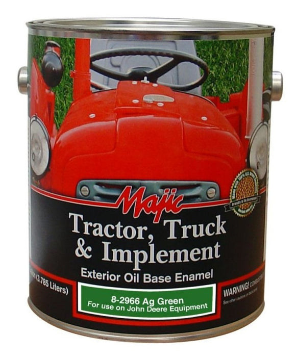 Majic 8-2966-1 Tractor Truck & Implement Enamel Paint AG Green 1 gal.