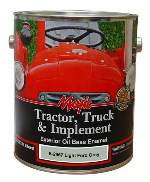Majic 8-2967-1 Tractor Truck & Implement Enamel Paint Light Ford Gray 1 gal.