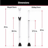 Master Lock 265DCCSEN Adjustable Dual Function Door Security Bar