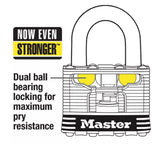 Master Lock Laminated Steel 40 mm (1-9/16 in) Padlock with Key, 38 mm (1-1/2 in) shackle