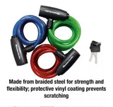 Master Lock Multi-purpose Keyed-alike Bike Lock w/ 8mm Cables, 6 ft.- Count of 3