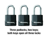 Master Lock 1-7/8 in. Magnum C Steel Padlocks with Shackle Count of 3