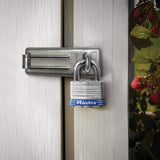 Outdoor Padlock with Key, 1-9/16 in. Wide, 4 Pack