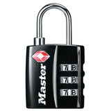 TSA Approved Combination Luggage Lock, Resettable, Black