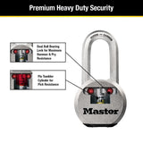 Heavy Duty Outdoor Padlock with Key, 2-1/2 in. Wide