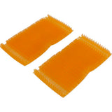 Maytronics Dolphin Wave 65 6101543-R2 Clear Orange PVC Brush - Set of 2