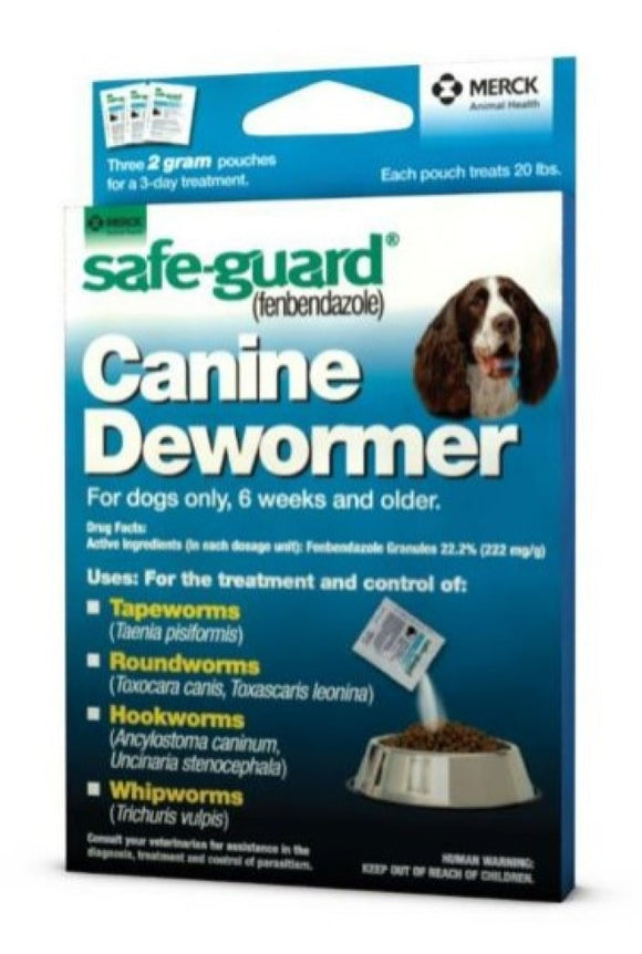 Merck Animal Health 40553 Safe-Guard Canine Dewormer for Puppies and Dogs