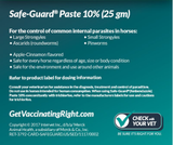 Merck Animal Health 43527 25g Safe-Guard Equine Dewormer Paste