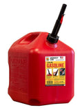 Midwest Can 5610 Gasoline Can Fuel Container Jug with Spout 5 gallon Capacity, Red