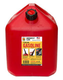 Midwest Can 5610 Gasoline Can Fuel Container Jug with Spout 5 gallon Capacity, Red