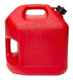 Midwest Can 5610 Gasoline Can Fuel Container Jug with Spout 5 gallon Capacity, Red