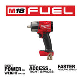 M18 FUEL Gen-2 18-Volt Lithium-Ion Brushless Cordless Mid Torque 1/2 in. Impact Wrench w/Friction Ring (Tool-Only)