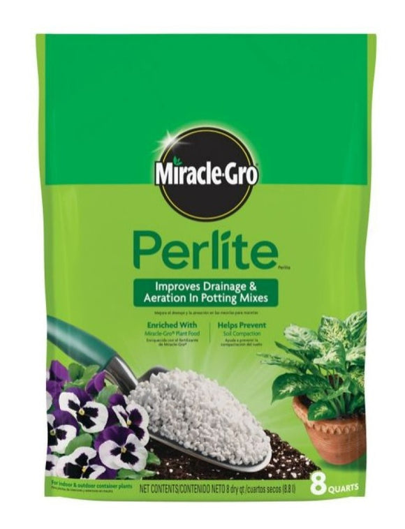 Miracle-Gro 74278430 Perlite Improves Drainage & Aeration in Potting Mixes