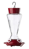 More Birds 38135 Royal Hummingbird Feeder with Built-in Ant Moat, 28 oz. Capacity
