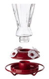 More Birds 38135 Royal Hummingbird Feeder with Built-in Ant Moat, 28 oz. Capacity