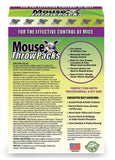 MouseX 620212 Non-Toxic Rodent Killer Throw Packs Against All Species of Rats and Mice, 12 oz./ Box