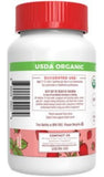 Organic Children Probiotic Gummies - 2.5 Billion CFUs - Strawberry (60 Gummies)