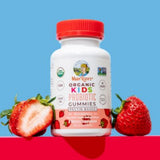Organic Children Probiotic Gummies - 2.5 Billion CFUs - Strawberry (60 Gummies)