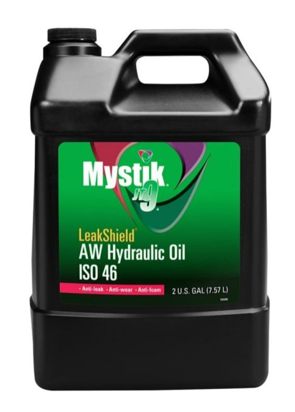 Mystik 663304002078 JT9 LeakShield AW Hydraulic Oil ISO-46 2 gal.
