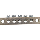 Spa Components Inc NA-30 Ground Bus Bar, 5 Position, 14-6 AWG