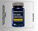 Natural Caffeine Enhances Energy, Focus & Stamina - 200 MG (100 Tablets)