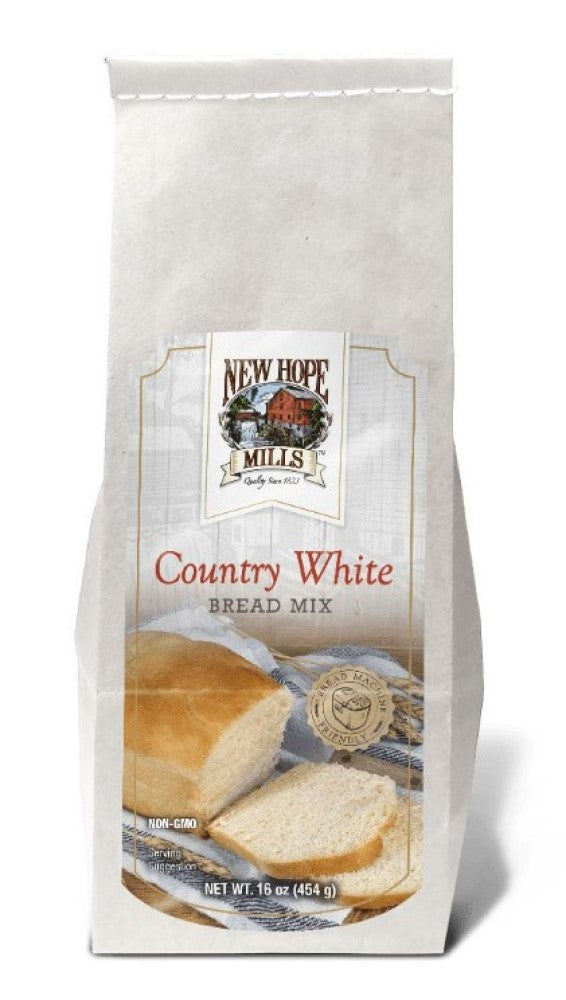 New Hope Mills FINTSCCWB01 Country White Bread Mix 16 oz. Bag, Pack of 1