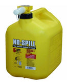 No-Spill 1457 5 gal. Poly Gas Can, Yellow