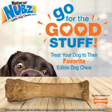 Nylabone NEN505W Natural Nubz Extra Large Edible Beef Flavor Dog Chew Treat