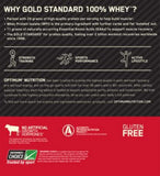 GOLD STANDARD 100% WHEY Protein Powder “ French Vanilla Creme (20, 2 lbs.)