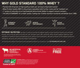GOLD STANDARD 100% WHEY Protein Powder “ French Vanilla Creme (73, 5 lbs.)