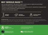 SERIOUS MASS - High-Protein Weight Gain Powder - Chocolate - 6 lbs./8 Servings