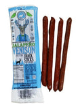 Pearson Ranch Jerky VJP4-C-CAD Venison Jalapeno All-Natural Snack Stick 4 oz.