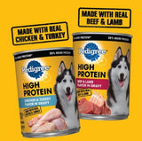 Pedigree Chicken, Turkey, Beef & Lamb Flavor in Gravy Wet Dog Food, Count of 12