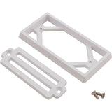 Pentair 542038 2" x 4" 3-Bar Frame and Grate Gutter Drain - White