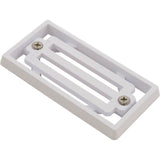 Pentair 542038 2" x 4" 3-Bar Frame and Grate Gutter Drain - White