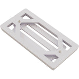Pentair 542038 2" x 4" 3-Bar Frame and Grate Gutter Drain - White