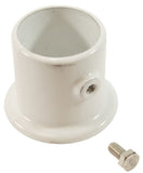 Perma Cast PF-2119-L Deck Flange Standard for 1.9" Rail Aluminum White