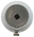 Perma Cast PF-2119-L Deck Flange Standard for 1.9" Rail Aluminum White