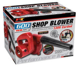 Performance Tool Corded Electric Garage Shop Leaf Blower 75 MPH/75 CFM 600W