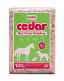 PetsPick 150029 Small Pet Supplies 141L Red Cedar Bedding, Dust-Free, Absorbent