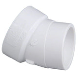 1-1/2 in. PVC DWV 22-1/2-Degree Hub x Spigot Street Elbow