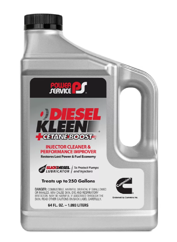 Power Service 3064 Diesel Kleen + Cetane Boost Cleaner, 64 oz.