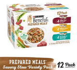 Purina Beneful Adult Chicken, Beef & Lamb in Gravy Wet Dog Food - Count of 12