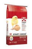 Purina 3003343-306 Start and Grow Medicated Crumbles Chick Feed in 50 lbs. Pack