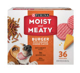 Purina Moist & Meaty Burger With Cheddar Cheese Flavor Dog Soft Dog Food 13.5 lb