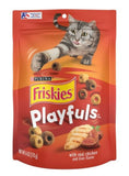 Purina Friskies Playfuls Chicken & Liver Dry Cat Treats 6 oz. Pouch, Pack of 1
