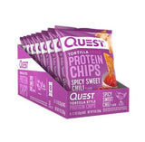 Quest Tortilla Style Protein Chips - Spicy Sweet Chili (8 Bags)