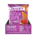 Quest Tortilla Style Protein Chips - Spicy Sweet Chili (8 Bags)