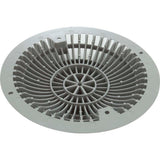 AquaStar R8MF103 Main Drain Grate,Retro 8" Round,MoFlow,w/Hardware,Light Gray
